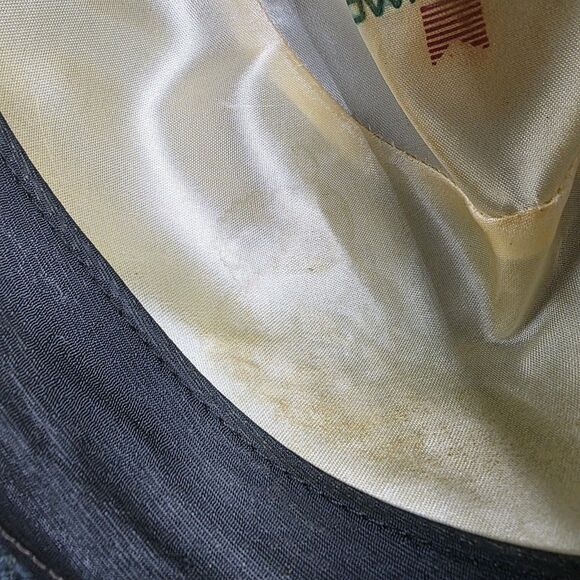 Vintage Tweed Wool Towncraft Fedora Hat Gray Size Small 6 3/4 - 6 7/8 - Picture 10 of 13